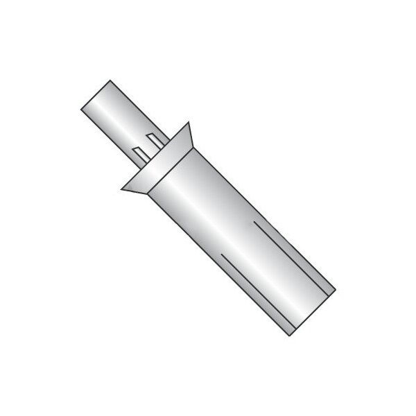 Newport Fasteners Drive Pin Rivets, Countersunk Head Head, 1/4" Dia., 5/16" L, Aluminum Body, 1000 PK 141375 - main